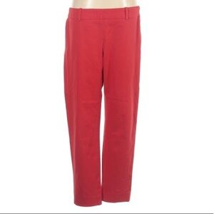 Cynthia Rowley Straight Red Casual Khaki Pant Prep 4 women’s